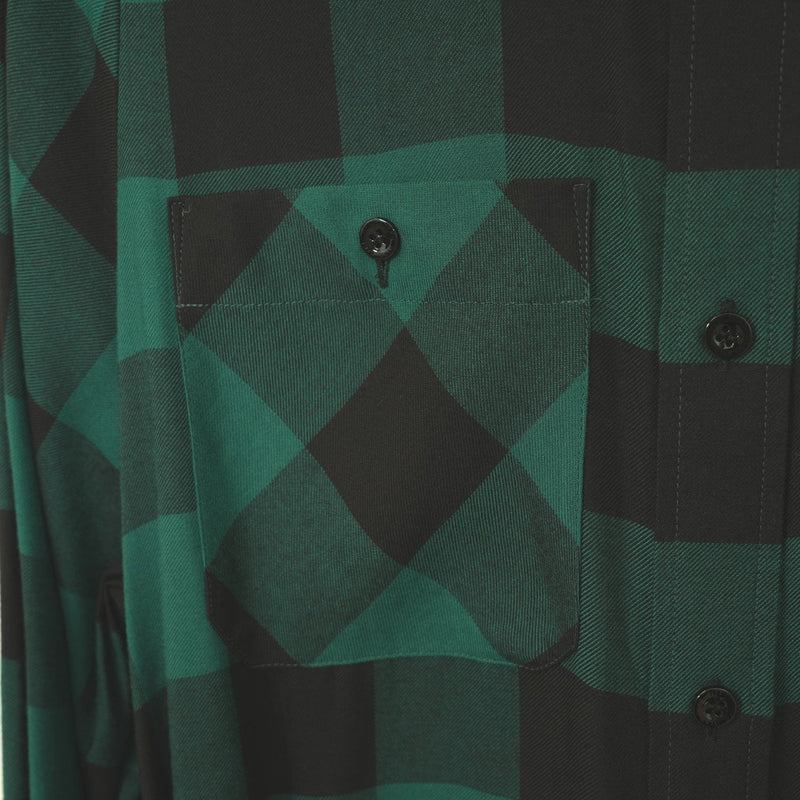 RAYON PLAID DRESS