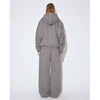 compact double jersey zip up parka-gray-