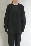 NORA CARDIGAN -BLACK-