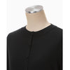 Detachable Embroidery Cuff Knitted Cardigan-black-