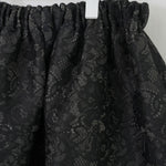 エステルレースボンディングスカート-BLACK-