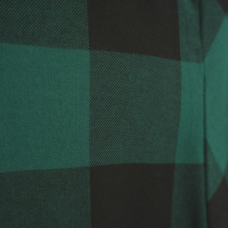 RAYON PLAID DRESS