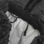 箔プリントスカート-BLACK-