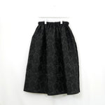エステルレースボンディングスカート-BLACK-