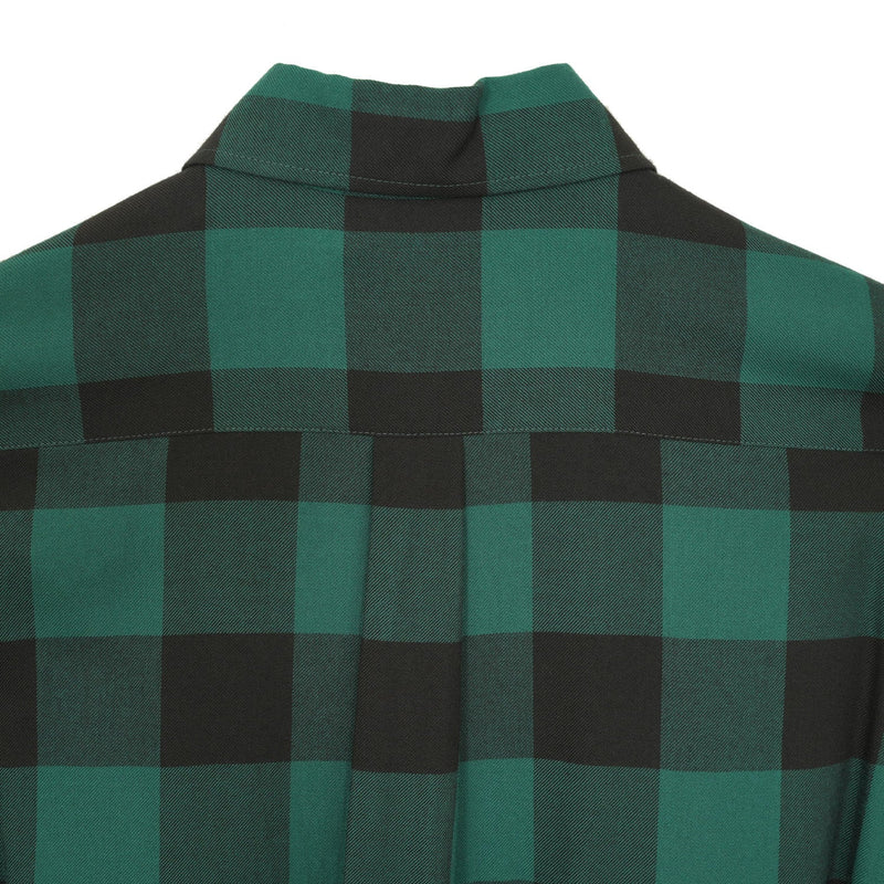 RAYON PLAID DRESS