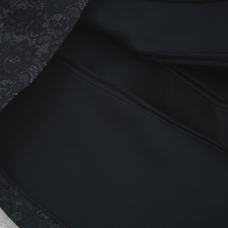 エステルレースボンディングスカート-BLACK-