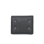 4 Stitch Bifold Wallet-BLACK-