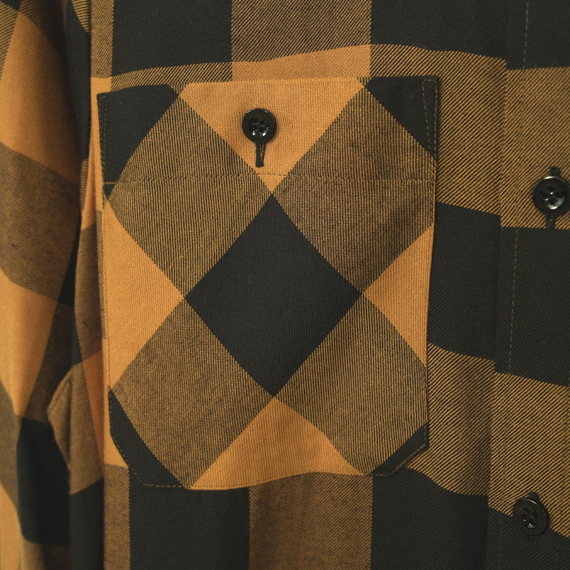 RAYON PLAID DRESS