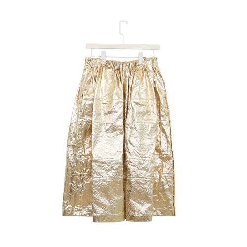 箔プリントスカート-GOLD-
