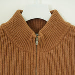 RIBBED KNIT WOOL VEST