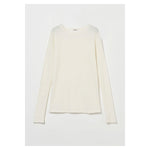 Plating Rib Layered Tee -WHITE×LT.GREY-