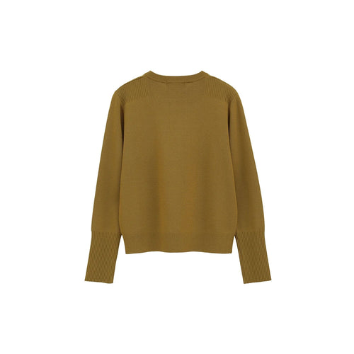 BASIC COMPACT KNIT TOPS -KIWI-