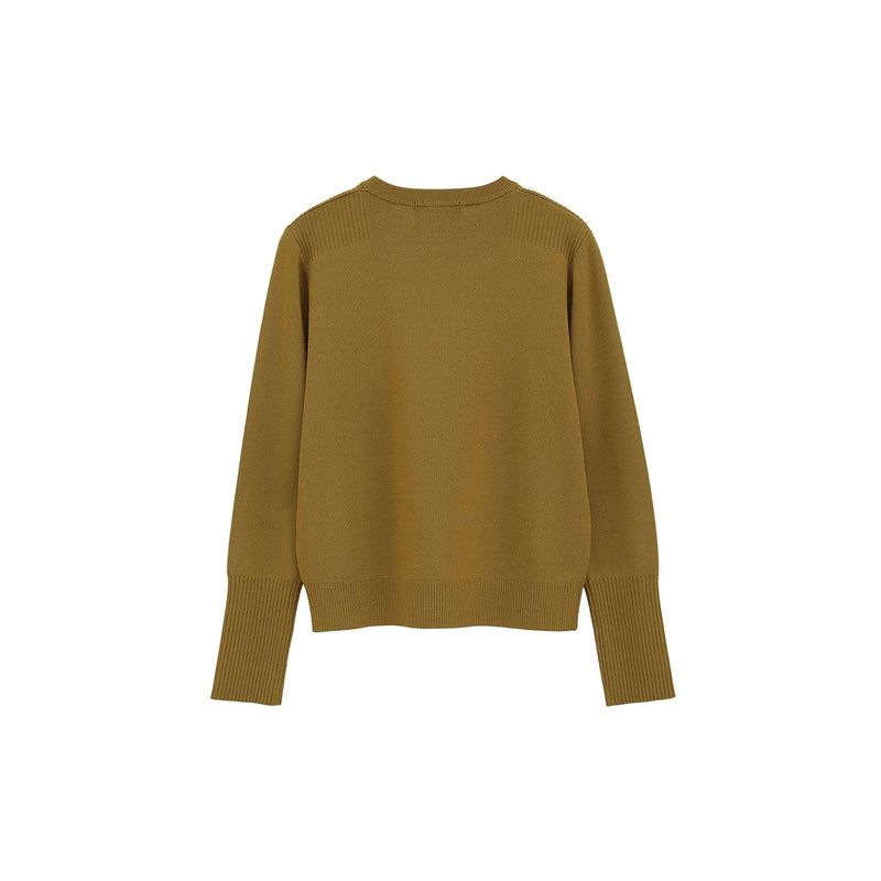 BASIC COMPACT KNIT TOPS -KIWI-