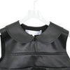 フェイクレザーブラウス-BLACK-