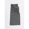 Wool Slouchy Skirt-GREY-