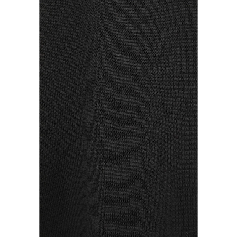 CAPE SET KNIT TOPS -BLACK-