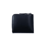 VERY BLACK ZIP AROUND WALLET