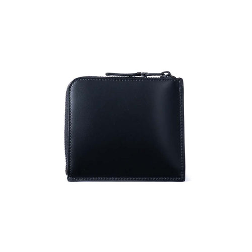VERY BLACK ZIP AROUND WALLET