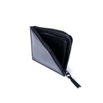 VERY BLACK ZIP AROUND WALLET