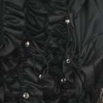 シャーリングブルゾン-BLACK-