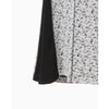 Floral Jacquard Fraise Stitch Dress - white