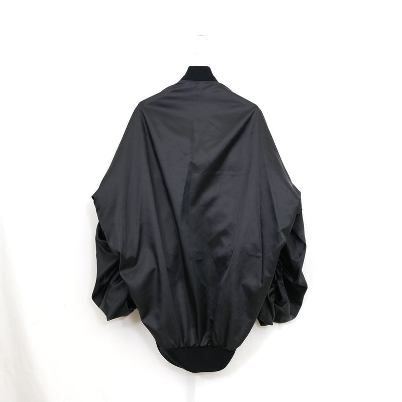 シャーリングブルゾン-BLACK-