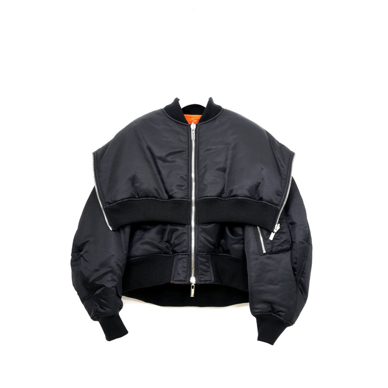 リバーシブルフーディボンバーJK-BLACK-
