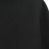 MELTON HOODED WORK COAT-BLACK-