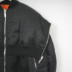 リバーシブルフーディボンバーJK-BLACK-