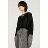 Reversible Mohair Knit -GREY-