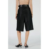 Organza Bermuda Pants-BLACK-