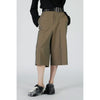 Low-crotch Bermuda Pants-GREY