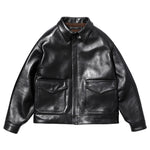 LEATHER TYPE A-2 FLIGHT JACKET