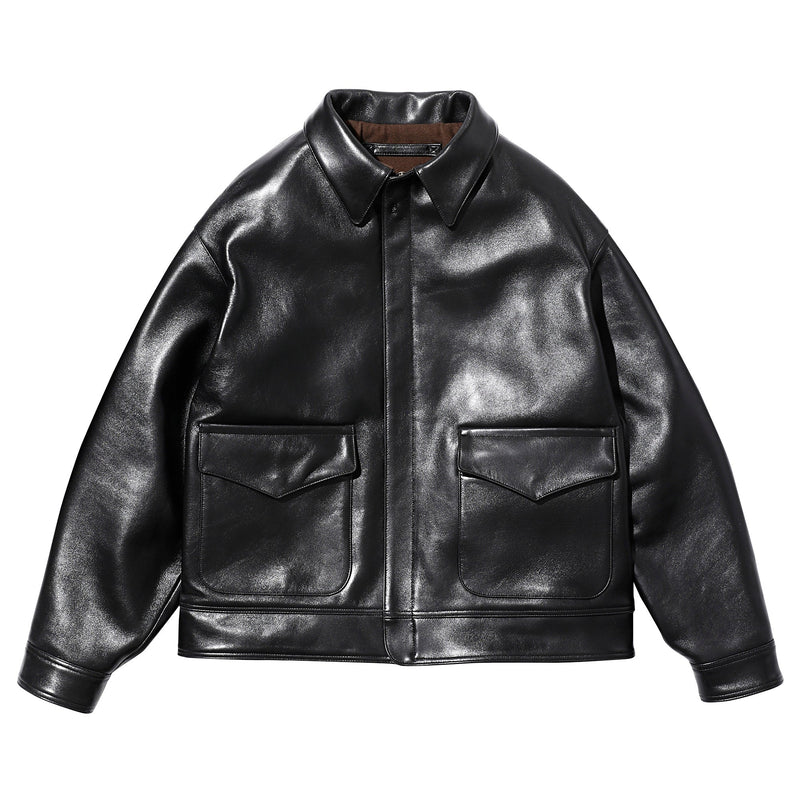 LEATHER TYPE A-2 FLIGHT JACKET