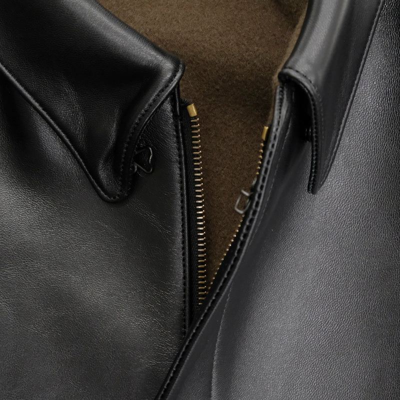 LEATHER TYPE A-2 FLIGHT JACKET