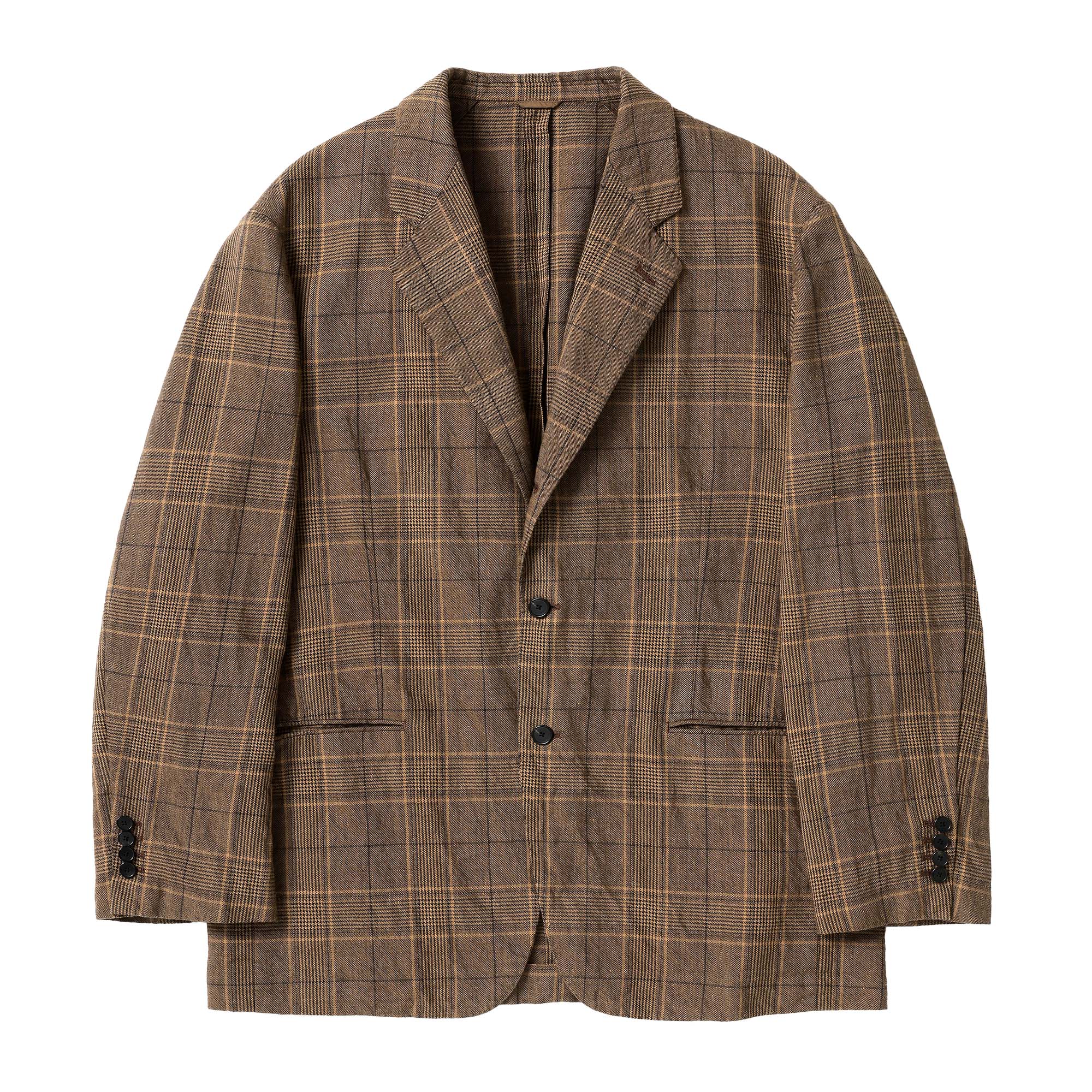 WASHED WOOL LINEN JACKET – THEMARKET
