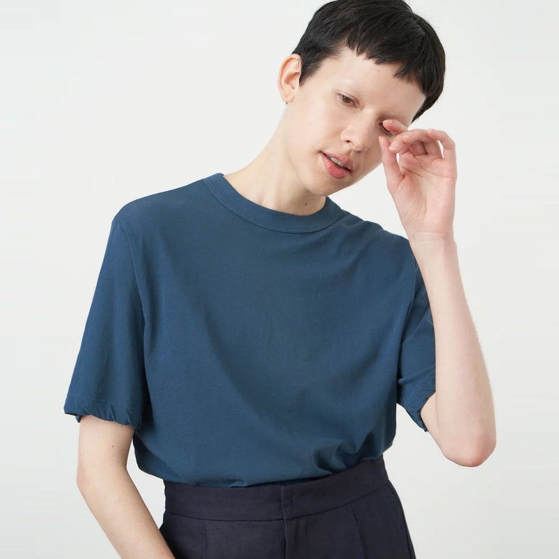 FRESCA SINGLE JERSEY | SATNDARD T-SHIRT -SAX-