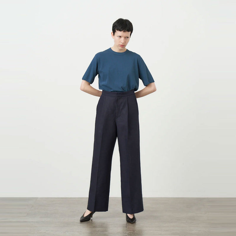 FRESCA SINGLE JERSEY | SATNDARD T-SHIRT -BLACK-
