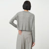 CASHMERE SILK SPUN RIB PULLOVER
