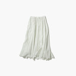 NATURAL DYED LINEN LAWN | GATHERD SKIRT-MINT-