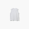 DRY COTTON JERSEY | MOCKNECK SLEEVELESS PULLOVER -GREEN-