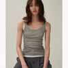 COMPACT RIB | TANK TOP-BLACK-