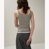 COMPACT RIB | TANK TOP-BLACK-