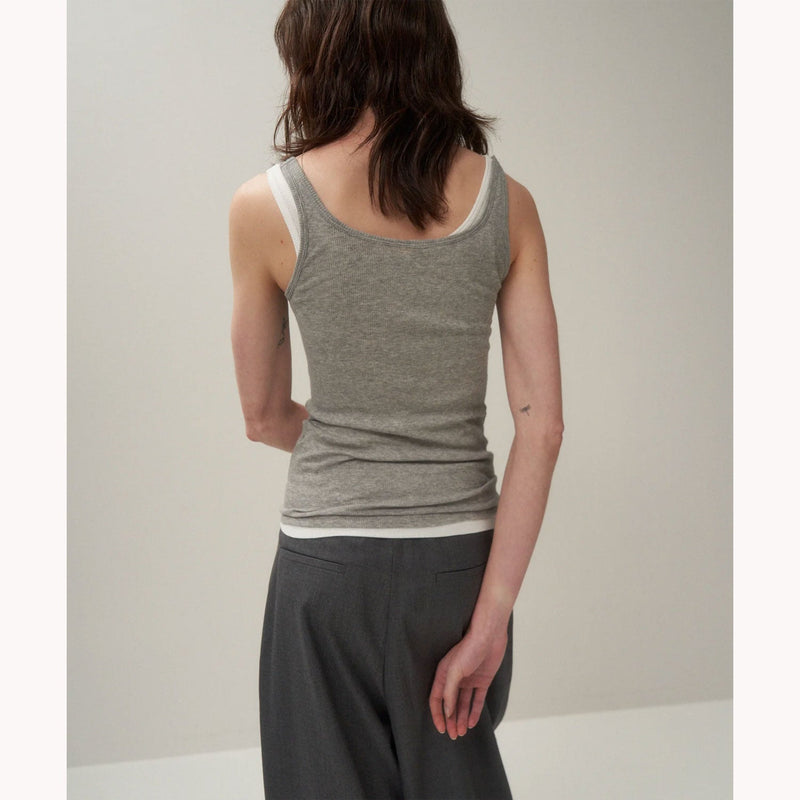 COMPACT RIB | TANK TOP-BLACK-