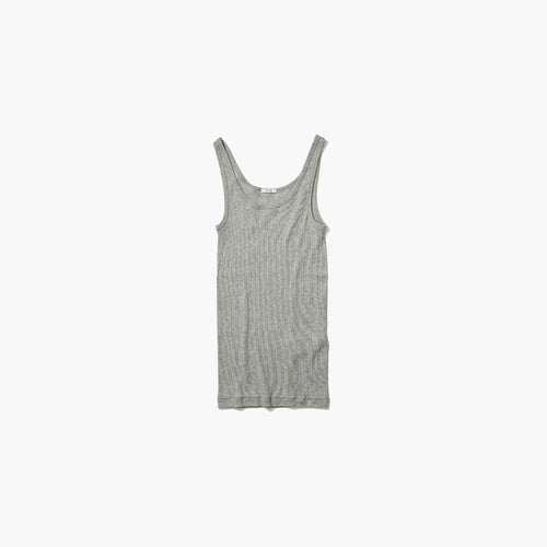 COMPACT RIB | TANK TOP-WHITE-