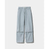 recycling denim flip hem pants-saxe-