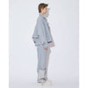 recycling denim flip hem pants-saxe-