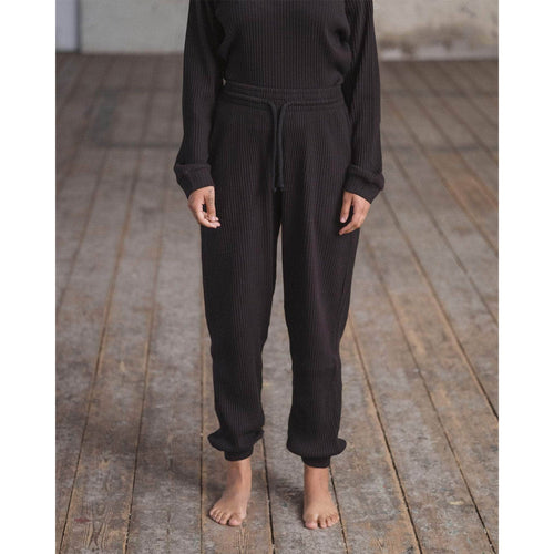 SWEAT PANTS -BLACK-