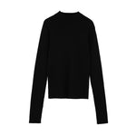 H/N RIB KNIT TOPS