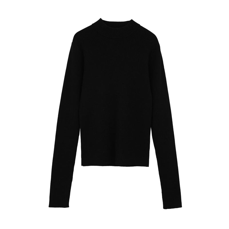 H/N RIB KNIT TOPS